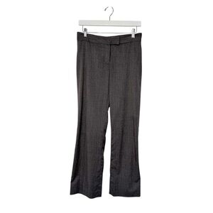 STELLA MCCARTNEY GRAY STRAIGHT LEG TROUSERS SZ 42/8